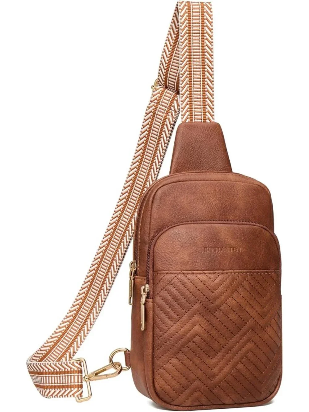 Quilted Crossbody Sling Bag for Women | Adjustable Strap, Multi Pockets, Cute